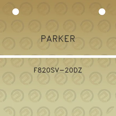 parker-f820sv-20dz