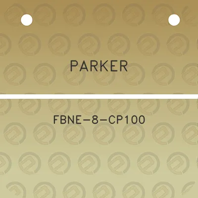 parker-fbne-8-cp100