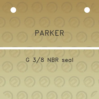 parker-g-38-nbr-seal