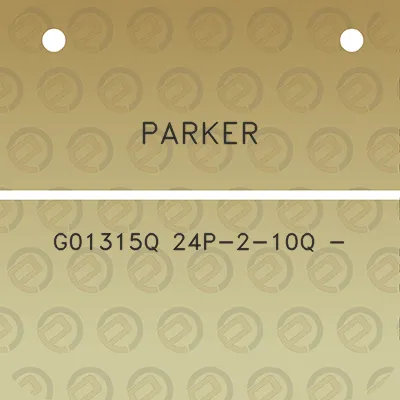 parker-g01315q-24p-2-10q