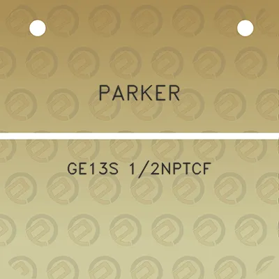 parker-ge13s-12nptcf