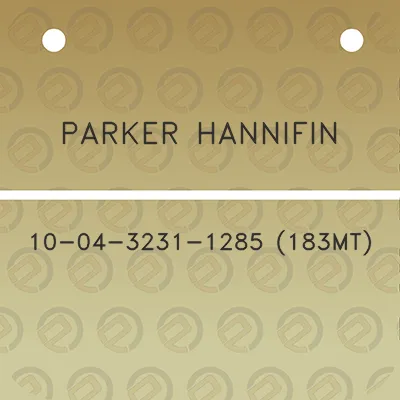 parker-hannifin-10-04-3231-1285-183mt