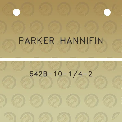 parker-hannifin-642b-10-14-2