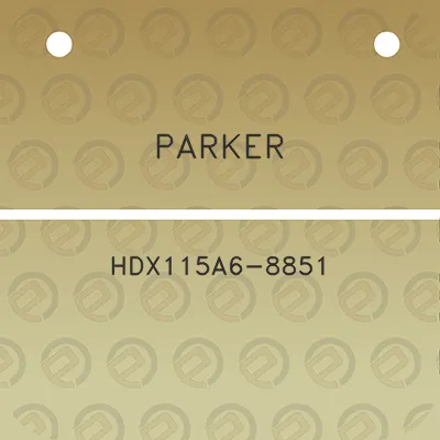 parker-hdx115a6-8851