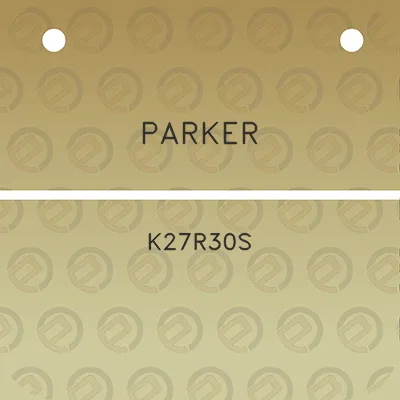 parker-k27r30s