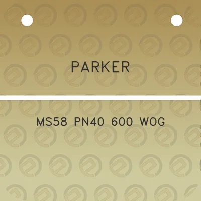 parker-ms58-pn40-600-wog