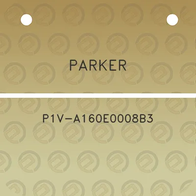 parker-p1v-a160e0008b3