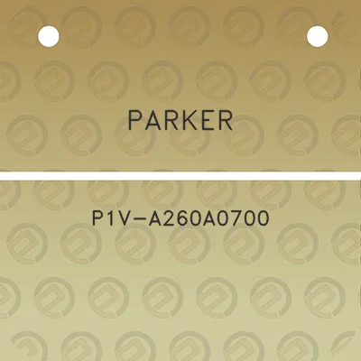 parker-p1v-a260a0700