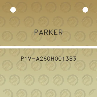 parker-p1v-a260h0013b3