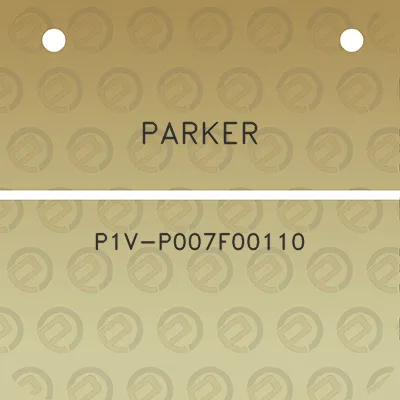 parker-p1v-p007f00110