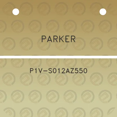 parker-p1v-s012az550