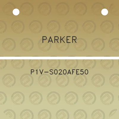 parker-p1v-s020afe50