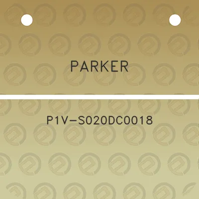 parker-p1v-s020dc0018