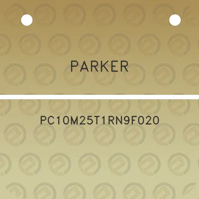 parker-pc10m25t1rn9f020