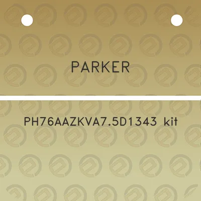 parker-ph76aazkva75d1343-kit