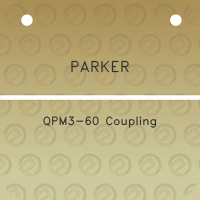 parker-qpm3-60-coupling