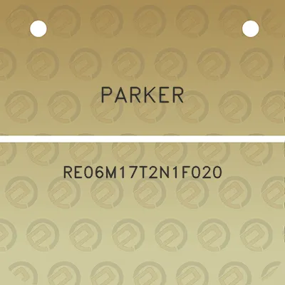 parker-re06m17t2n1f020