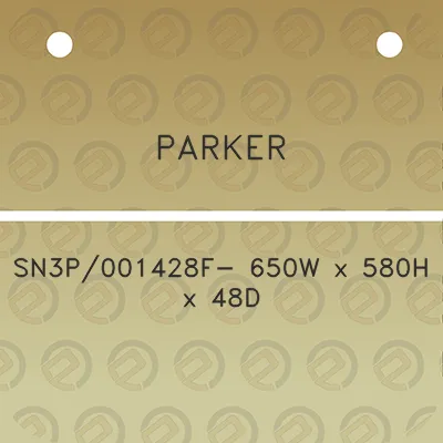 parker-sn3p001428f-650w-x-580h-x-48d