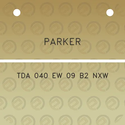 parker-tda-040-ew-09-b2-nxw