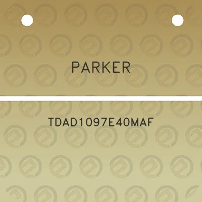 parker-tdad1097e40maf