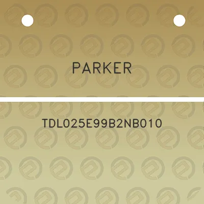 parker-tdl025e99b2nb010