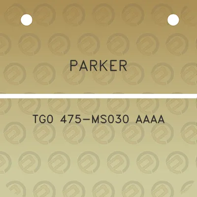 parker-tg0-475-ms030-aaaa