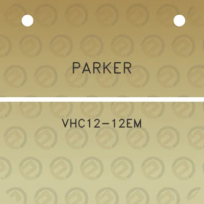 parker-vhc12-12em