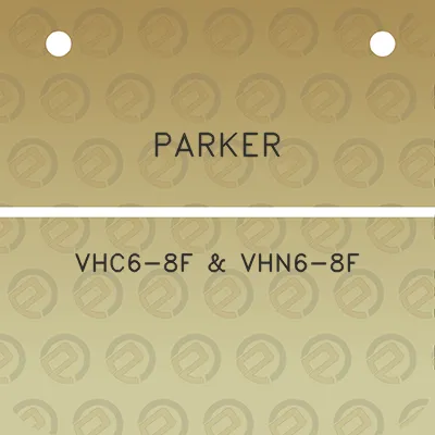 parker-vhc6-8f-vhn6-8f