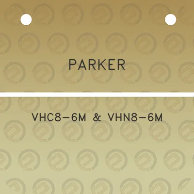 parker-vhc8-6m-vhn8-6m