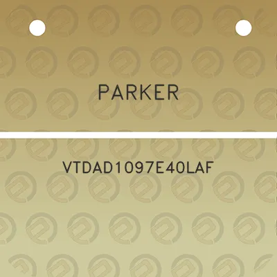 parker-vtdad1097e40laf