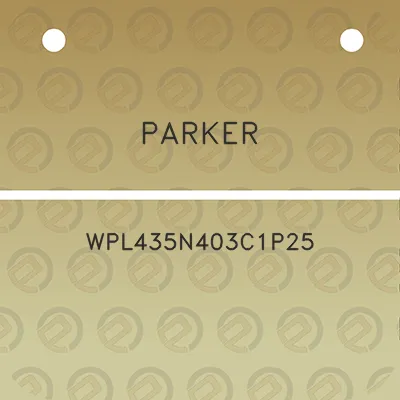 parker-wpl435n403c1p25