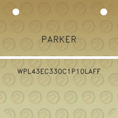 parker-wpl43ec330c1p10laff