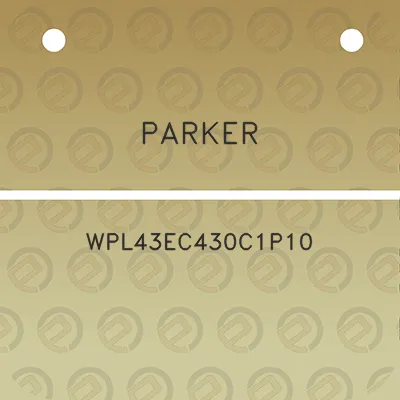 parker-wpl43ec430c1p10