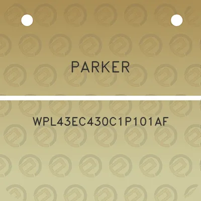 parker-wpl43ec430c1p101af