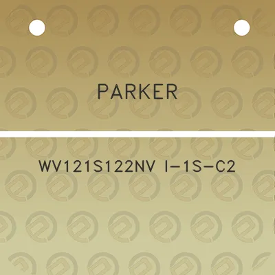 parker-wv121s122nv-i-1s-c2