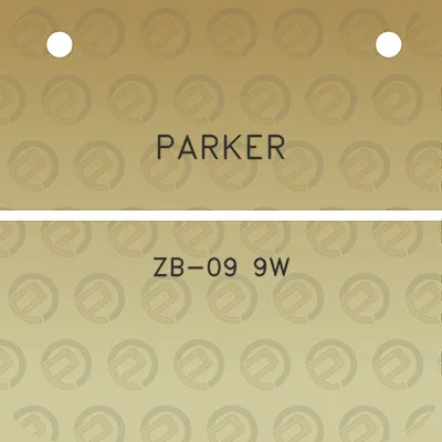 parker-zb-09-9w