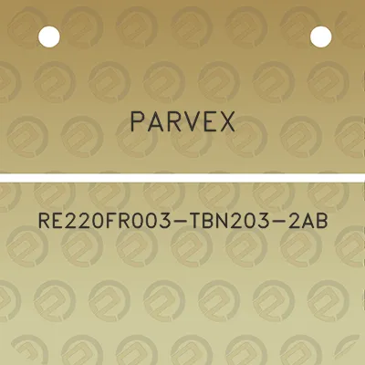 parvex-re220fr003-tbn203-2ab