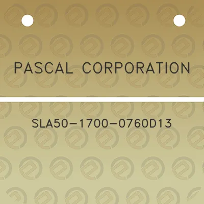 pascal-corporation-sla50-1700-0760d13