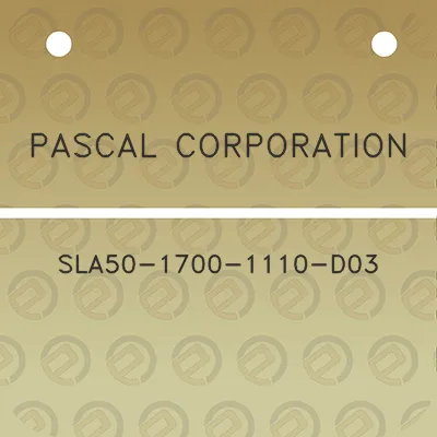 pascal-corporation-sla50-1700-1110-d03