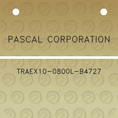 pascal-corporation-traex10-0800l-b4727