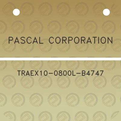 pascal-corporation-traex10-0800l-b4747