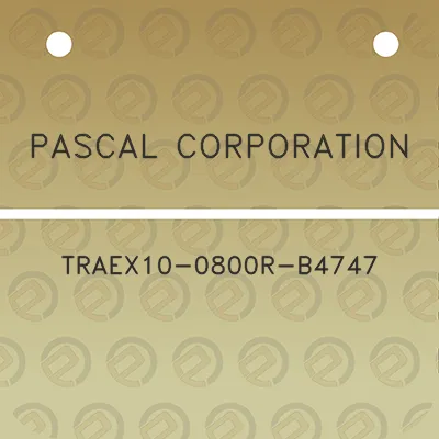 pascal-corporation-traex10-0800r-b4747