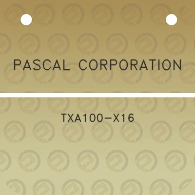 pascal-corporation-txa100-x16