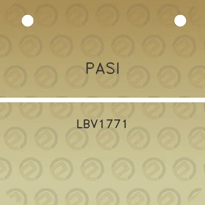 pasi-lbv1771