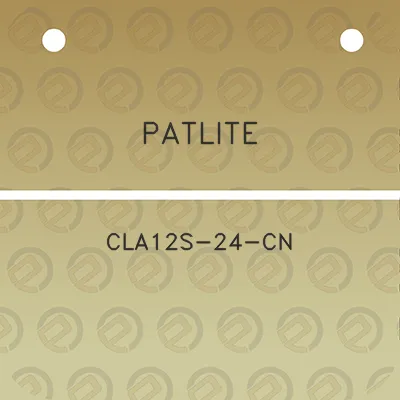 patlite-cla12s-24-cn