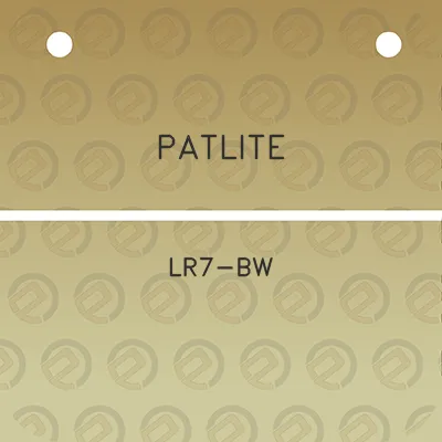 patlite-lr7-bw