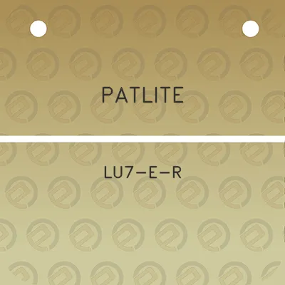 patlite-lu7-e-r