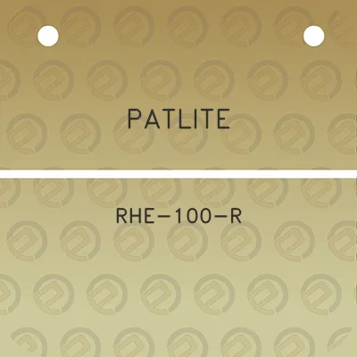 patlite-rhe-100-r