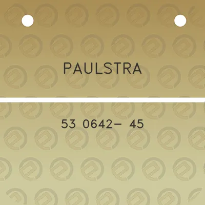 paulstra-53-0642-45