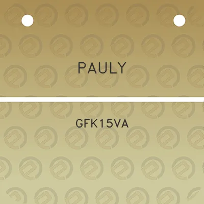 pauly-gfk15va